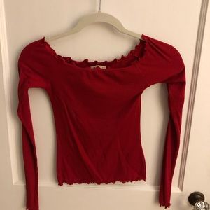 Off the shoulder sweater